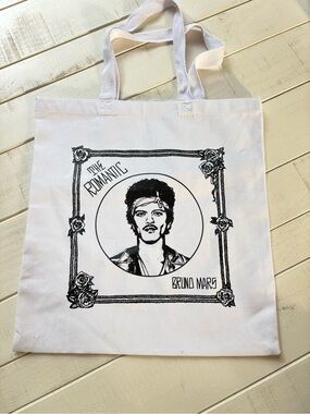 Bruno Mars The Romantic Album tote bag